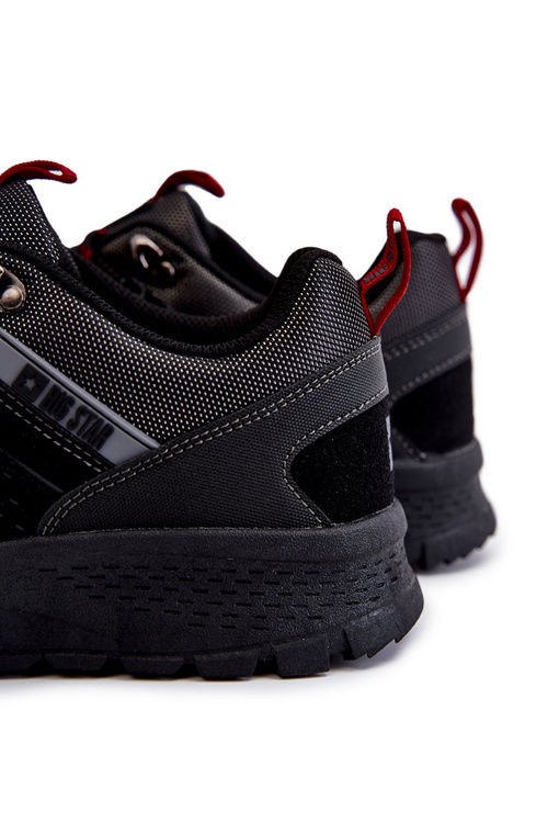 Чоловіче низьке трекінгове взуття Memory Foam Big Star KK174126 Чорне