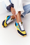 Жіночі кросівки Memory Foam Big Star HH274525 Yellow-Blue