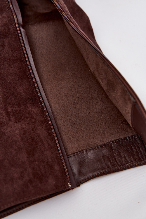 Жіночі чоботи з пряжками шоколадні Umbria