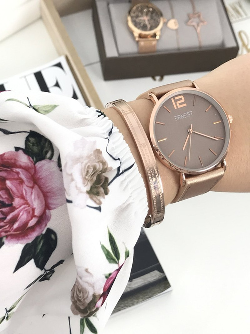 Жіночий годинник Ernest Fabien Gold