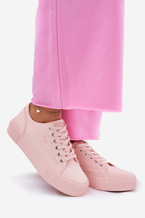 Жіночі Тканинні Кросівки Big Star RR274404 Рожеві