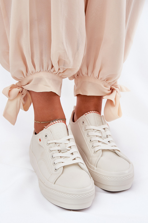 Жіночі Кросівки З Еко Шкіри Big Star RR274A297 Світло Бежеві