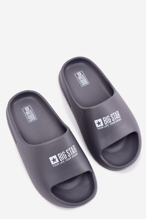 Пінні Чоловічі Сандалі З Логотипом Big Star RR174A013 Сірі