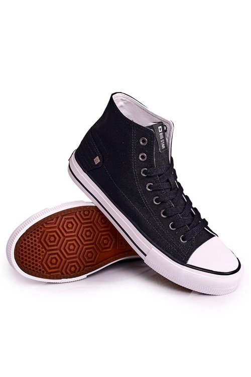 Чоловічі класичні високі кросівки BIG STAR DD174249 Чорні