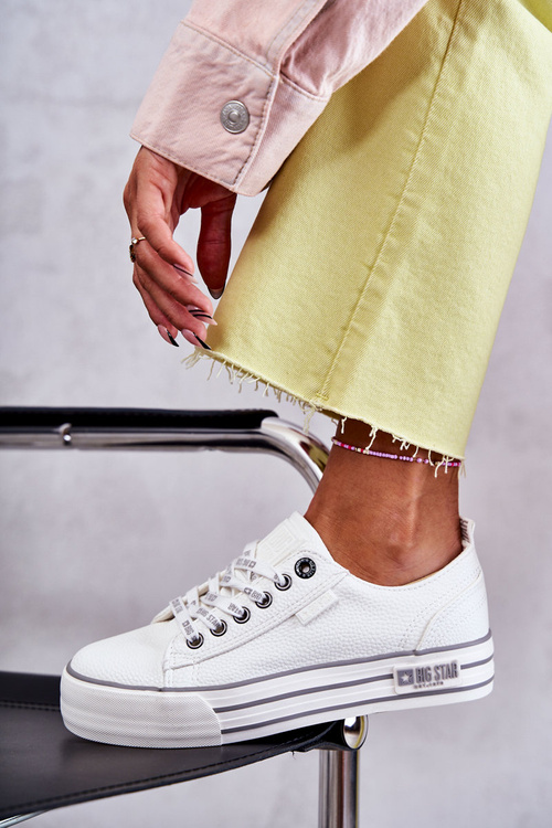 Низькі жіночі кросівки Big Star KK274014 Білі