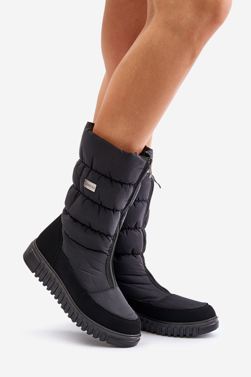 Жіночі снігові черевики Progress PROGJ-22-136 Чорні