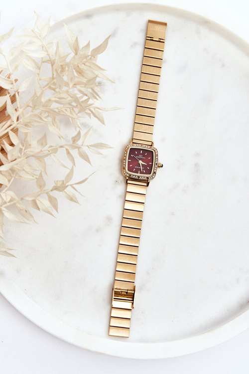 Жіночий водонепроникний золотий годинник Giorgio & Dario GDM5240