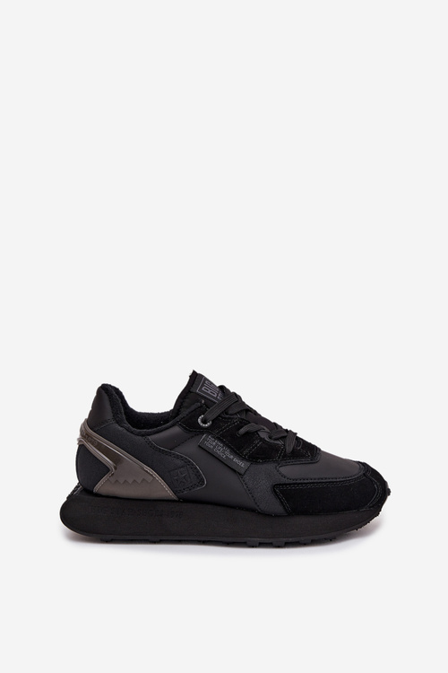 Шкіряні Жіночі Кросівки Big Star OO274562 Hi-Poly System Чорні