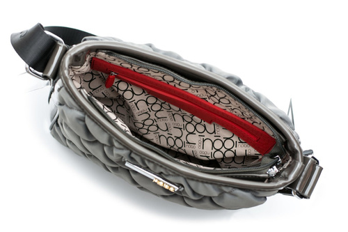 Стьобана сіра сумочка Letterbox Nobo