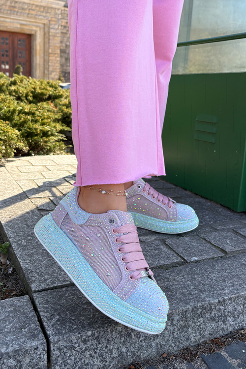 Прикрашені кросівки на платформі GOE RR2N4009 П багатоколірні