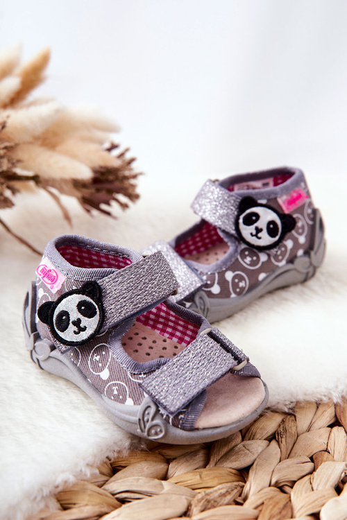 Босоніжки Velcro Befado 342P031 Сірі