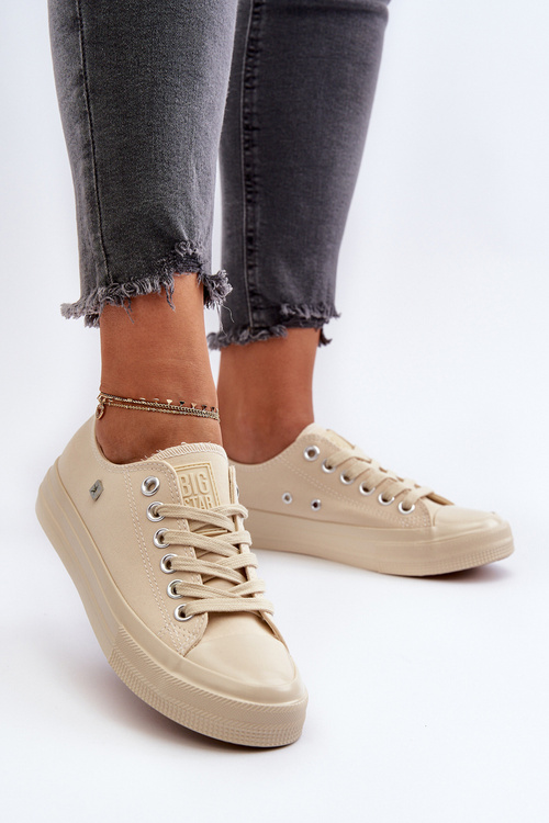 Класичні жіночі кросівки Big Star NN274286 Бежеві
