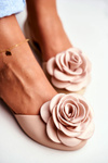 Гумові балерини Lu Boo Beige Flower Esther