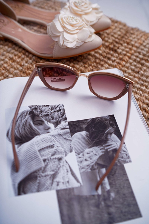 Бежеві сонцезахисні окуляри Prius PR-V36