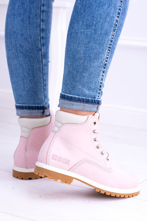 Жіночі черевики Big Star Boots Timber Trappers Powder Pink Timon