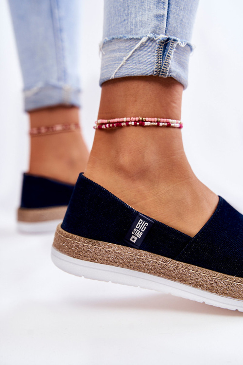 Жіночі кросівки Slip On Big Star KK276009 Темно-сині