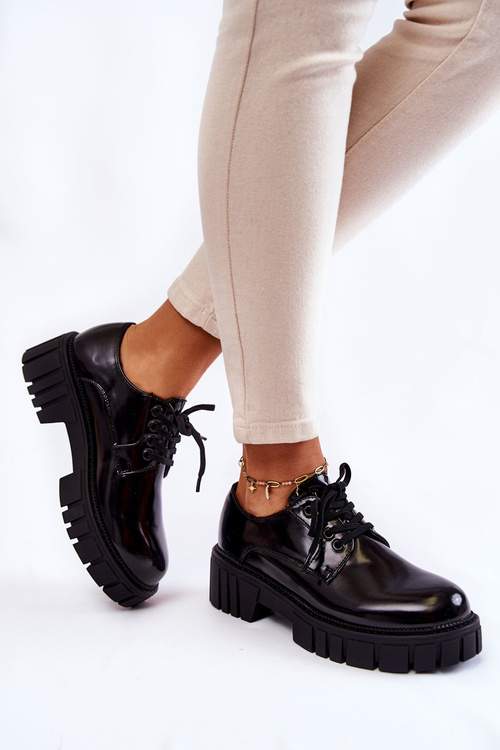 Модні лаковані туфлі La.Fi 210013B-NL Чорні