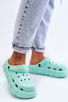 Жіноча поролонова платформа Crocs Mint Beckett