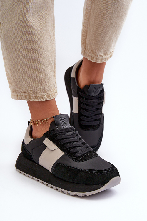 Жіночі кросівки на платформі Big Star NN274502 Memory Foam System Black