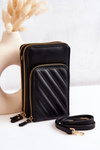 Гаманець Сумочка 2в1 На Блискавці Чорна Феміда