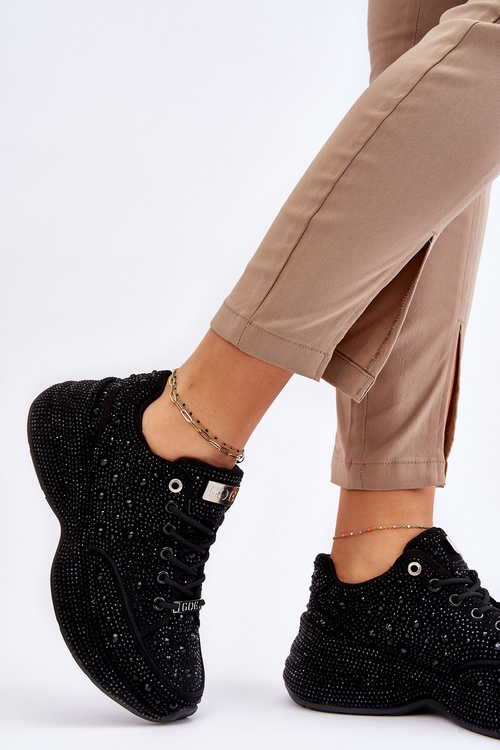 Жіночі кросівки на платформі GOE JJ2N4058 Чорні