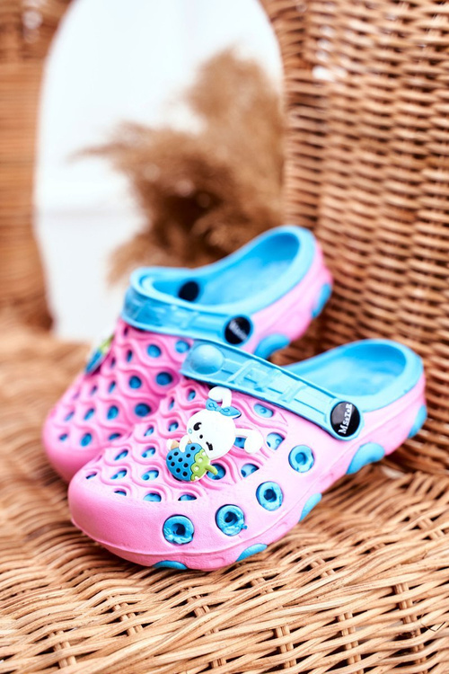 Дитяче взуття Foam Slides Pink Bunny Zoë