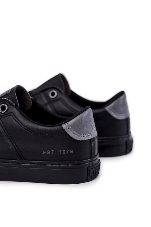Шкіряні чоловічі кросівки Big Star JJ174108 Чорні
