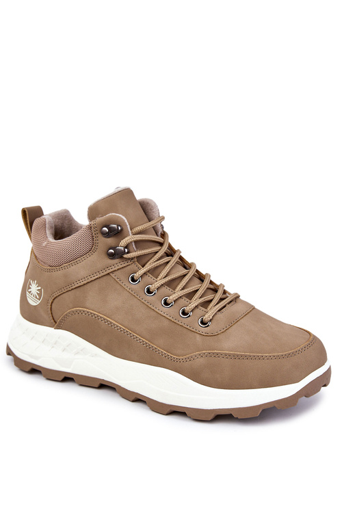 Чоловічі теплі трекінгові кросівки Trappers Beige Otto