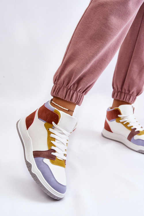 Високе жіноче спортивне взуття Кросівки різнокольорові Rumor