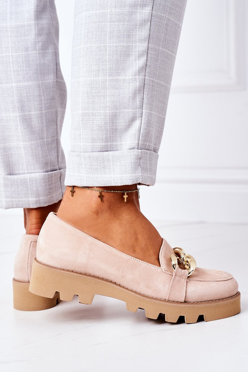 Замшеві мокасини Lewski Shoes 3040 Cappuccino