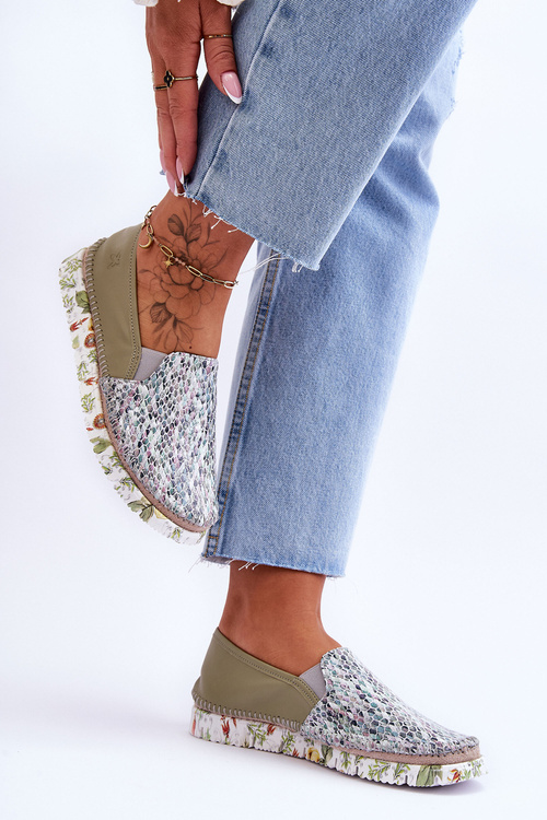 Жіночі шкіряні туфлі Maciejka 03512-51 Зелений