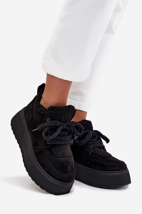 Жіночі сніговики на платформі з підкладкою з овечої шерсті Тип овець Чорний Luma