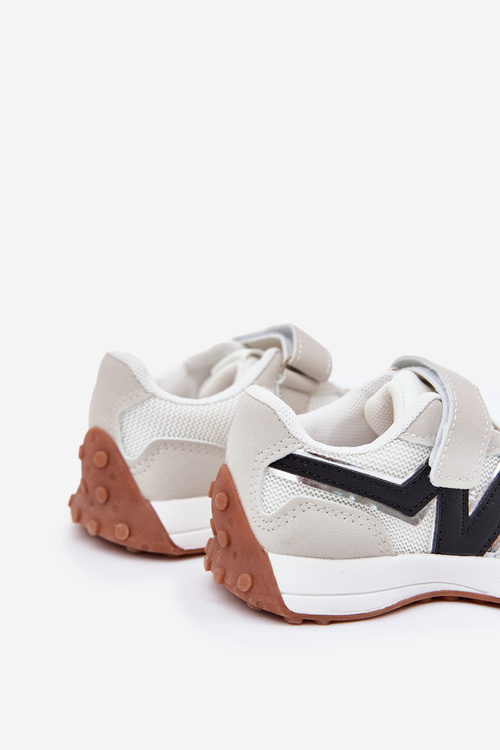 Дитячі кросівки на липучках сірі Tezzu