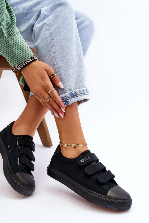 Класичні кросівки на липучці Big Star LL274A204 чорні