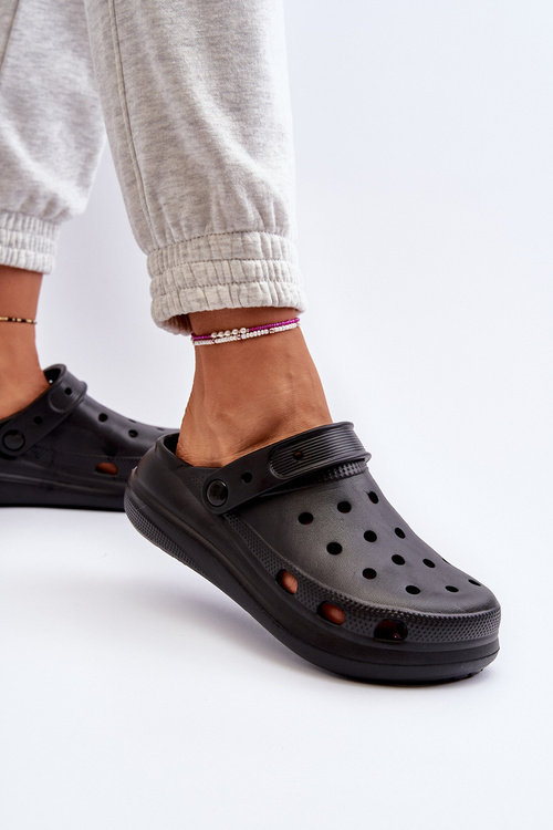 Жіночі чорні поролонові тапочки Ilariana