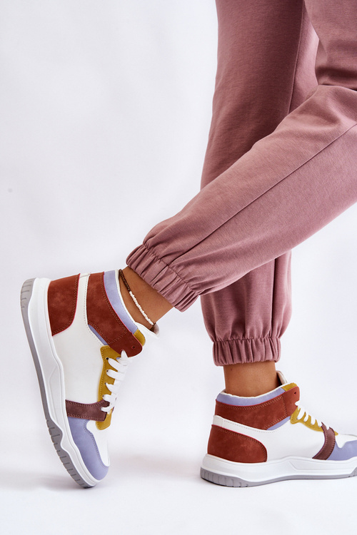 Високе жіноче спортивне взуття Кросівки різнокольорові Rumor