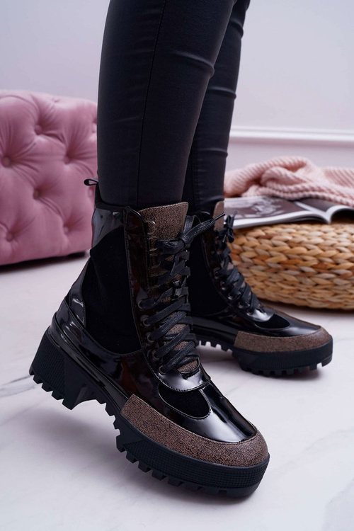 Жіночі високі черевики Black Trappers Havok