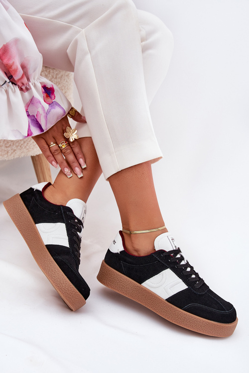 Замшеві Жіночі Кросівки Daniel Lopez Just Dare SS2D4021 Чорні