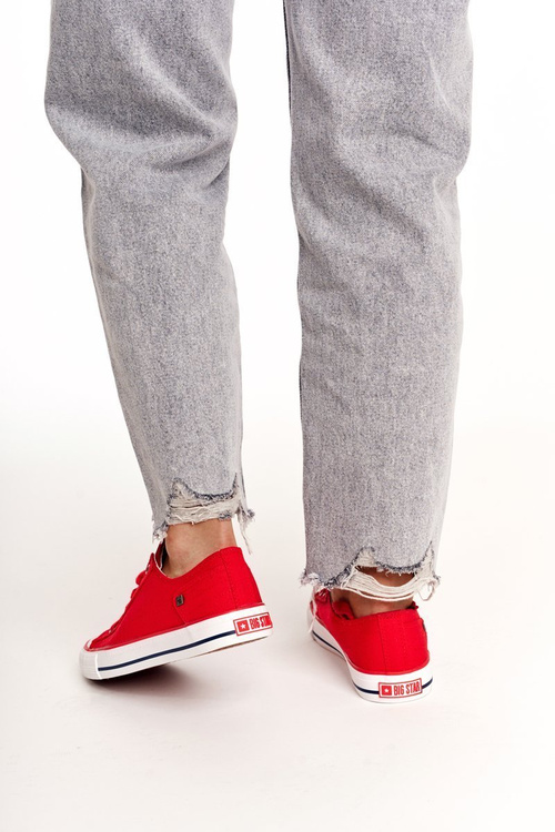 Жіночі класичні низькі кросівки Big Star DD274339 Червоні