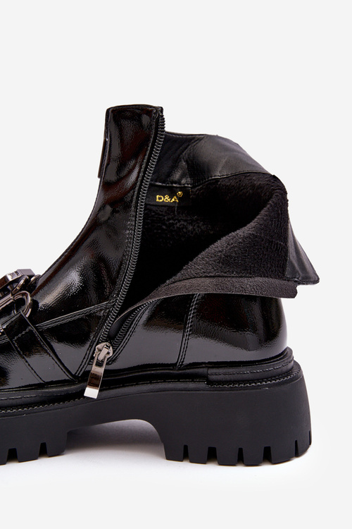 Жіночі ботильйони на підборах D&A MR870-41 Чорні