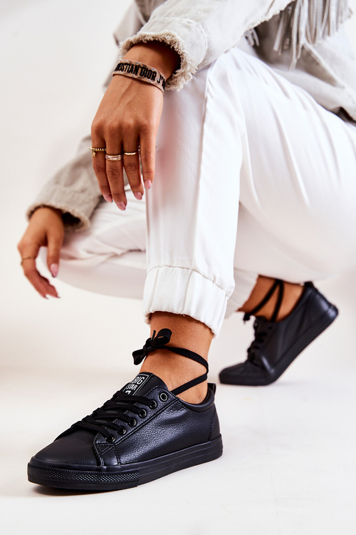 Шкіряні тенісні черевики Big Star JJ274312 Чорні