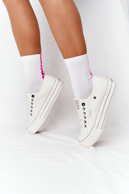 Жіночі кросівки на платформі BIG STAR HH274052 Білі