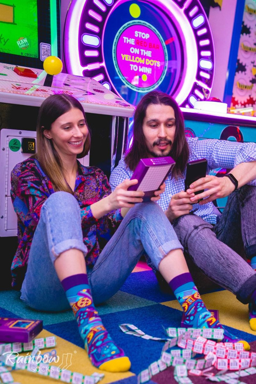 Шкарпетки Rainbow для любителів консольних ігор 2 пари