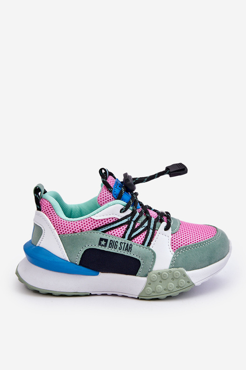 Дитяче спортивне взуття Memory Foam System Big Star LL374219 Pink-Green