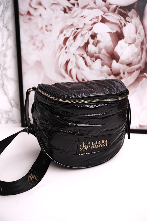 Жіноча сумка з бахромою LAURA BIAGGI Shiny Black