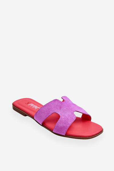 Жіночі класичні замшеві тапочки Violet Evana