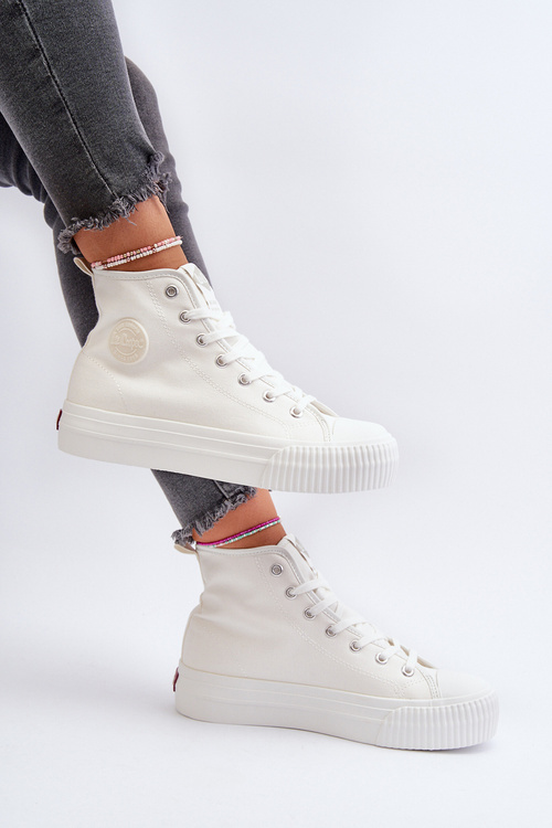 Жіночі високі кросівки Lee Cooper LCW-24-02-2132 білі