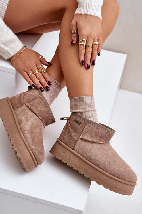 Черевики на платформі Big Star OO274A100 бежевого кольору