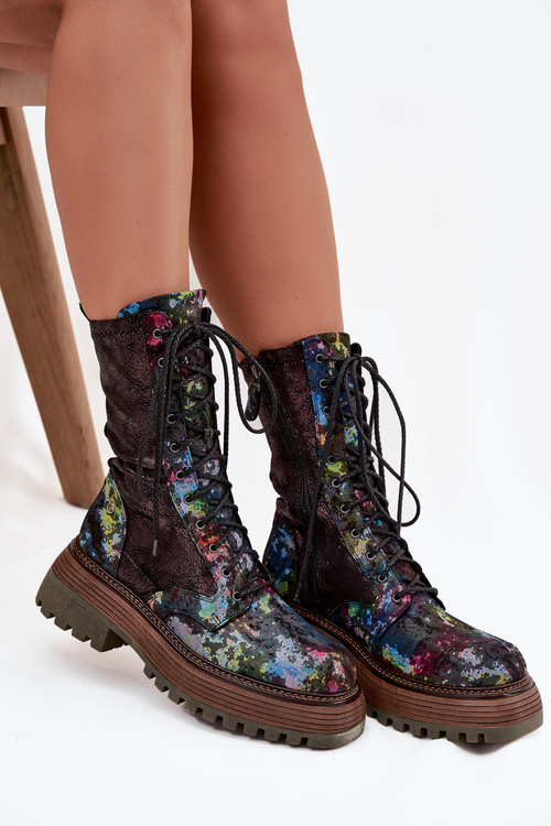 Жіночі Шкіряні Воркери Maciejka 06203-39 Мультиколір