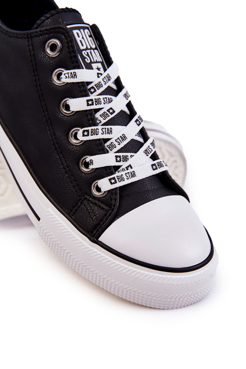 Чоловічі шкіряні кросівки Big Star KK174047 Чорні